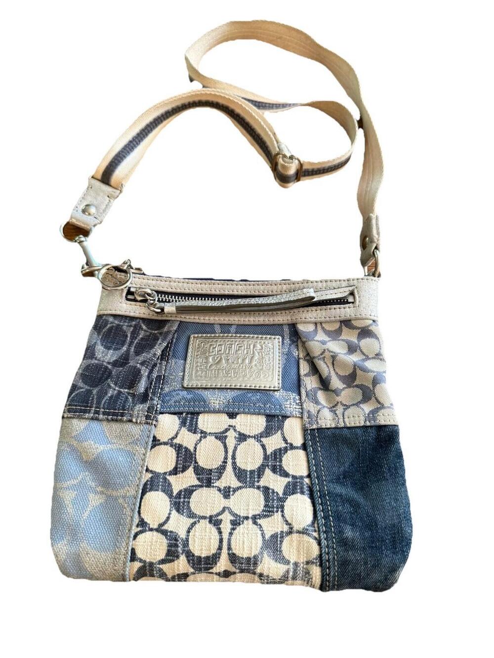 Coach Poppy Y2K Vintage Denim Crossbody With Matching Coin Purse - Picture 5 of 9